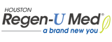 The Houston Regen-U Med logo for the scrolling header of the website